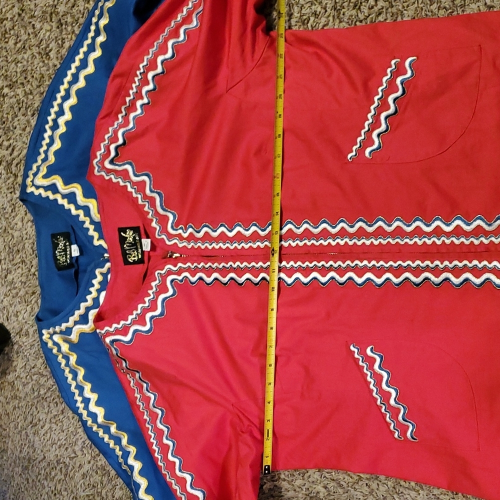 Bob Mackie wearable art XL embridered jacket w/ pants- 4 items total! - Picture 2 of 11